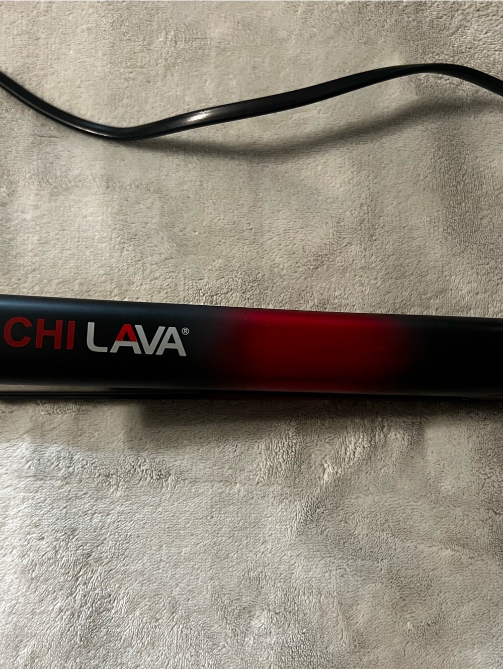 CHI Lava Red and Black Hair Straightener - Women Hair Tool